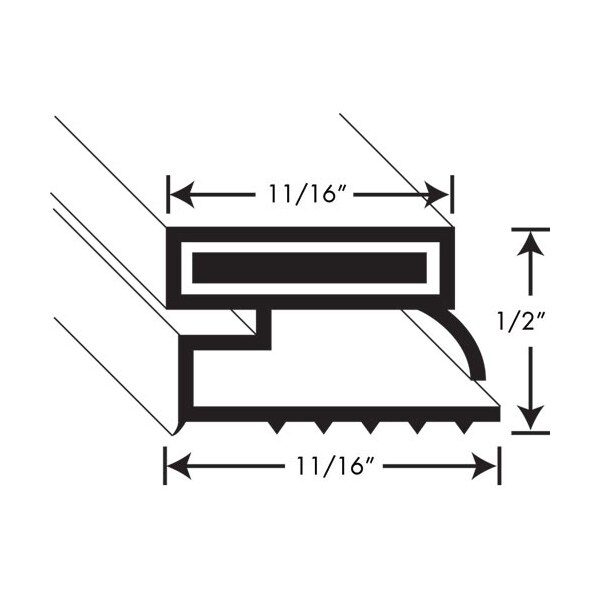 Gasket , Kit, 32"X55", Magnetic